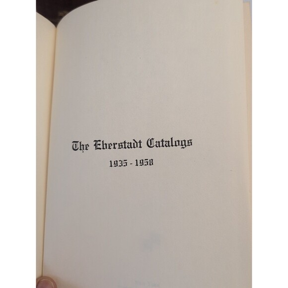 Eberstadt Annotated Americana Catalogs 1935-1956 - 1st Ed (1965) - 4 Vol. Set - Picture 15 of 16